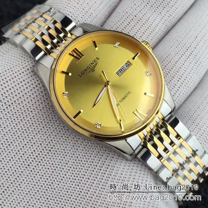 LONGINES浪琴 全自動機械 時尚男士腕表 WSS2362
